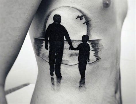 tatuajes de padre e hijo|240 ideas de Silueta padre e hijo tattoo en 2024